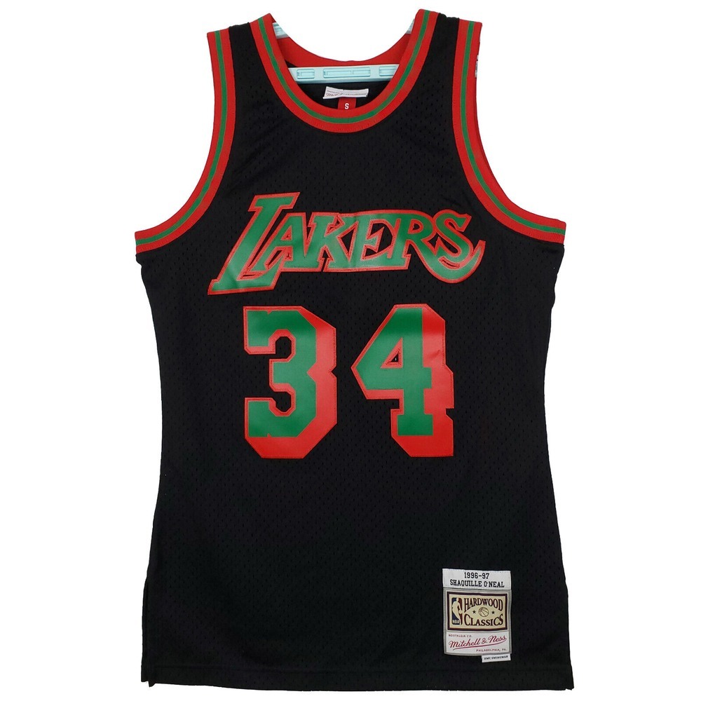 Shaquille O'Neal LA Lakers Mitchell & Ness NBA Small Jersey‎ 1996-97 #34 New
